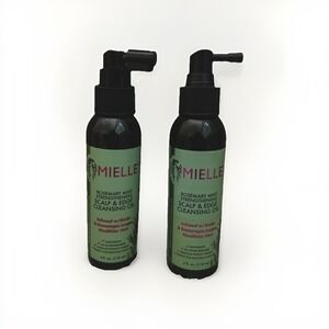 2 Of Mielle Rosemary Mint Strengthening Scalp & Edge Cleansing Oil w/ Biotin~4oz